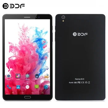 BDF 8 Colių Android 6.0 Tablet Pc 3G/4G LTE SIM Kortelės Telefono Ryšio 2.5 D Ekranas 1GB/32GB Quad Core Mokymosi Mygtukai 1280*800 IPS Tablečių