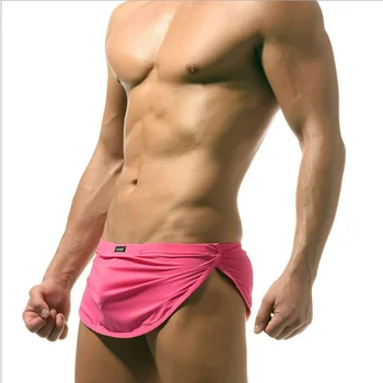 Rodyklių boksininkų shorts mens trikotažo Pamušalu boksininkų sexy gay kelnės viduje dvigubo susiduria d