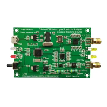 Spektro Analizatorius, USB LTDZ 35-4400Mhz Signalo Šaltinio Sekimo Šaltinio Modulis RF dažninį Analizės Įrankis Su 