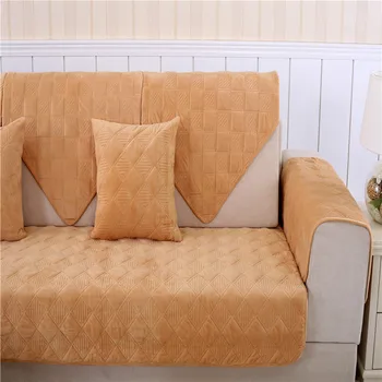 Žiemos tirštėti pliušinis neslidus sofa padengti pagalvėlė neslidus, slipcover sėdynės pledas sofos padengti sofa rankšluostį už kambarį X