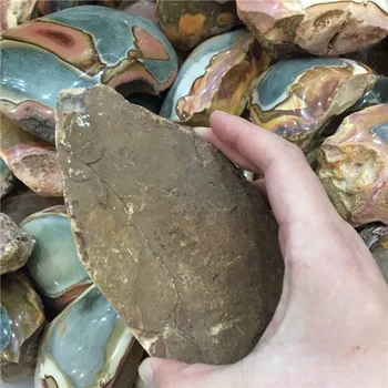 500g Didmeninės gamtinių uolienų raw ocean jasper neapdoroti akmenys, krištolo mineralas