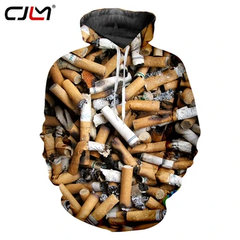 CJLM 2020 Naujas Hoodie Palaidinukė Negabaritinių Man 3d Spausdinimo Rūkymas Cigarečių 5xl Žiemos Paltai Užsakymą dropship tiekėjų Unisex