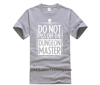 Medvilnės Viršuje vyriški marškinėliai nereikia Myžti Išjungti Dungeon Master D D Vasaros T Shirt Mens