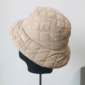 2020 Naujas Vėjo Moterų Skrybėlės Paprasto Kibiro Kepurę, Šiltas Dangtelis Ponios Žiemos Skrybėlę mados medžiaga skrybėlę Pigūs visas rungtynes, Lauko Skrybėlę