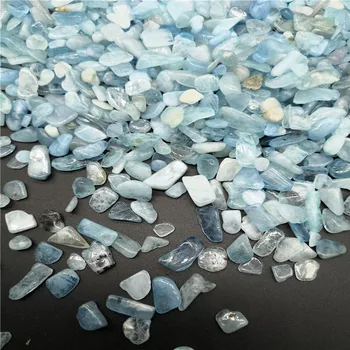 50g Natūralus Akvamarinas Kvarco Kristalo Akmens Uolienų mineralų Pavyzdys Pasisekė krištolo akmenimis