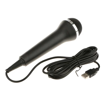 Kondensatoriaus Įrašymo Microfone Ultra-wide USB Laidinis Mikrofonas Karaoke Mic Nintendo Jungiklis, PS4, Wii Xbox PC Kompiuteris