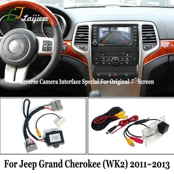 Atvirkštinio vaizdo Kameros Rinkiniu Jeep Grand Cherokee WK2 2011 M. 2012 m. 2013 m / HD išoriniai automobilio Parkavimo Kamera Suderinama Su OEM 7 Colių Ekranas