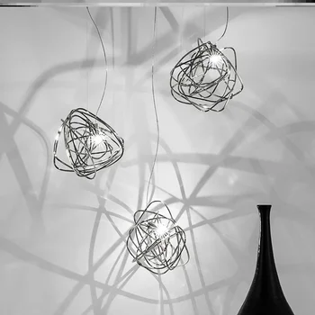 Italijos dizaino liustra rankų darbo led šviestuvo kabo lempa svetainė, miegamasis, virtuvė sala stalo apšvietimas prabangus dizainas