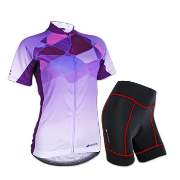 Moterų trumpomis rankovėmis dviračių drabužių rinkinys suknelė 2021 MTB skinsuit Dviračių drabužiai tiktų Trisuit triatlon dėvėti Moterų Dviračių džersis