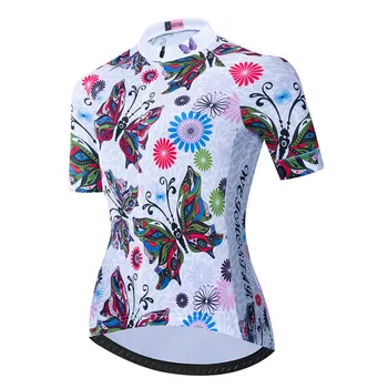 Weimostar Vasaros Dviračių Džersis Moterų trumpomis Rankovėmis Dviračių Marškinėliai Anti-UV Kalnų Dviratis Jersey Viršūnes Ciklo Dėvėti Maillot Ciclismo