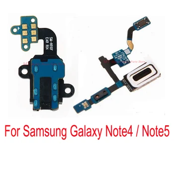 10VNT Ausinės Ausinių Garsiakalbių Garso Lizdas Flex Kabelis Samsung Galaxy Note 4 Note4 N910 N910F N910T/ Note5 5 Pastaba N920 N920F