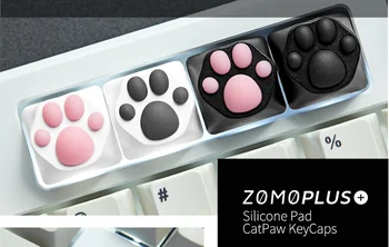 ZOMO katės letena ABS keycap cherry mx jungiklis keycaps už mechancial klaviatūra