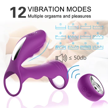 G-Spot Vibracija, Gaidys Žiedai Klitorio Vibratoriai Ritmais Stimuliatoriai Sekso Žaislai su Nuotolinio Valdymo Vyrams, Moterims ir Poroms