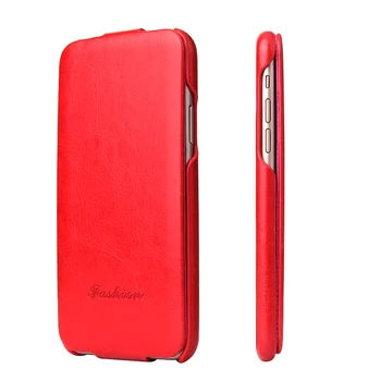 Prabanga R64 PU Odos Flip Case For iPhone se2020 7 8 X Xs Xr XS Max Telefono Dangtelį Vertikalus Coque