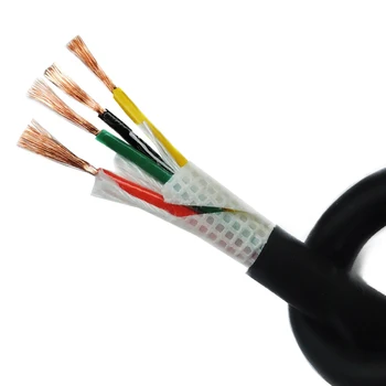 22AWG 6/7/8 core Towline kabelis 5m PVC lanksti viela TRVV atsparumo lenkimo atsparus korozijai vario viela