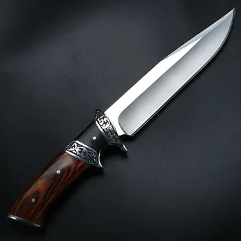 Lauko trumpas peilis savigynos peilis aukšto kietumo išgyvenimo peilis tiesiai peilis fiksuotais ašmenimis kempingas medžioklės peilis