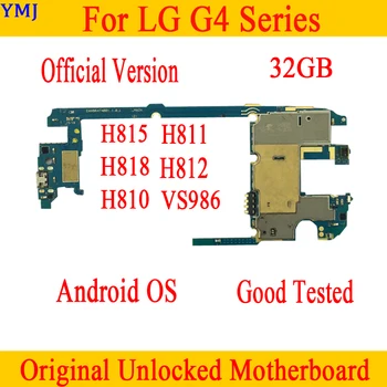 32g Originalus, atrakinta už LG G4 H815 Plokštė su Lustų,Pilnas Logika Lentos LG G4 H811 H810 H812 VS98 Plokštė