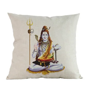 Indijos Budizmo Kultūros Višnu Hanumanas Krišnos Induizmas Viešpaties Garbinimo Sofa Apdailos Mesti Pagalvės Užvalkalą Medvilnės Skalbiniai Pagalvėlė Padengti
