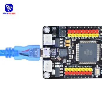 Diymore DM Stipri Serija ATmega16U2 Programuojamas Mikrovaldiklis Valdybos Išplėtimo Modulis Arduino Mega2560 R3 USB Kabelis