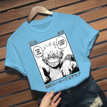 Anime Mano Herojus akademinės bendruomenės Dabi Boku No Herojus akademinės bendruomenės T-marškinėliai trumpomis Rankovėmis Tshirts Vyrų/womenT Marškinėliai Harajuku