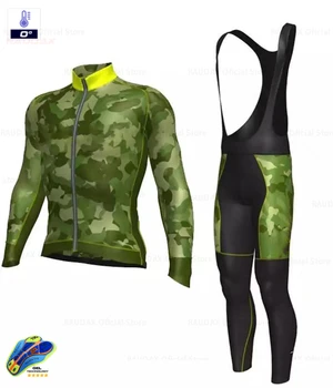 2021 naujas RAUDAX Palaidinukė vyrų kostiumas dviračių ilgomis rankovėmis, šiltas Triatlonas profesinės MTB ROPA ciclismo dviračių gamyklos kostiumas