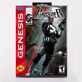 The Punisher Žaidimas Kasetė 16 bitų MD Žaidimo Kortelės Su Mažmeninės Langelyje Sega Mega Drive Genesis
