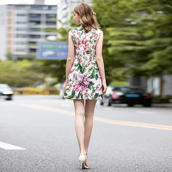 Mini Suknelė Dizaineris Aukštos Kokybės Naujas 2020 Moterų Atsitiktinis Šalies Seksualus Gegužinė Elegantiškas Prašmatnus Duobute Deimantų Spausdinti Vest Suknelės