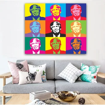 Amerikietis Donald Trump Plakatas Modernių Namų Sienų Dekoras Drobė Nuotrauką Plakato Spauda Tapybos Ant Drobės Už Kambarį