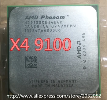 AMD CPU Phenom X4 9100 procesorius 1.8 G/AM2+/ 940 Pin /Quad-CORE / 2MB L3 Cache (darbo Nemokamas Pristatymas)