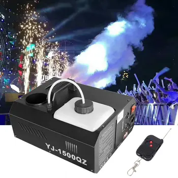 Honhill DMX512 1500W Rūko Dūmų Mašina LED RGB Belaidės Fogger Mašina, Su Nuotolinio Valdymo pulto DJ Šalies Kalėdų Diskoteka Fogger
