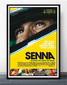 Elton Senna F1 Formulė Automobilių Drobės Tapybos Plakatai Ir Spausdinant Nuotraukas Ant Sienos, Senovinių Plakatų Dekoratyvinis Namų Dekoro Tableau