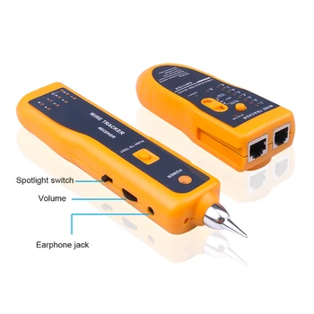 Kebidumei Tinklo Kabelių Testeris Detektorius RJ11 RJ45 Cat5 Cat6 Telefono Laido Tracker Bandomųjų Dažų Ethernet LAN Linijos Naujausias Ieškiklis