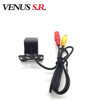 VenusSR Automobilio Galinio vaizdo Kamera, 4 LED Naktinio Matymo Atbulinės eigos Auto Stovėjimo Stebėti CCD Vandeniui 170 Laipsnių HD Vaizdo