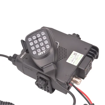 QYT KT-5800 12V/24V darbinė įtampa Automobilį Judriojo Radijo ryšio dual band FM Mobilus transiveris scrambler walkie talkie 20W 200CH