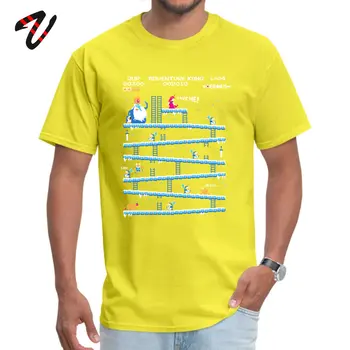 Gamer T-shirt Nuotykių Kong Vyrų Marškinėlius Nuotykių 8-bitų Pikselių Stiliaus Streetwear O-kaklo Medvilnės Vasaros Marškinėliai Dropshipping