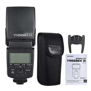 YONGNUO YN568EX III Belaidžio TTL HSS Flash Speedlite Canon 1100d 650d 600d 700d DSLR Fotoaparato Blykstė Speedlite