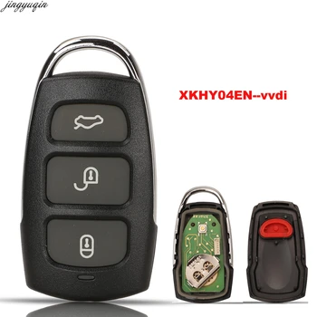Jingyuqin Nuotolinio Valdymo Automobilio Raktas Xhorse VVDI/VVDI 2 Hyundai XKHY04EN 3+1 Mygtukų, Laidinis Fob