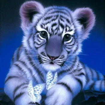 DIYdiamond tapybos tigras Nuotraukų Pasirinktinis visiškai gręžimo turas homefun Kryželiu Diamond Mozaikos dygsnio 5d diamond siuvinėjimas