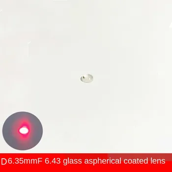 D6.35 Židinio Nuotolis Yra 6.43 Lazerio Modulis Stiklo Aspherical Collimation Danga Optinis Veidrodis Fokusavimo Objektyvas Išmetimo Vamzdis