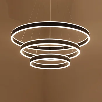 Žiedai Šiuolaikinių LED Sieniniai šviestuvai Šviestuvas, Valgomasis, Kambarys Kabo Lempa Namų Restoranas ir Dekoro, Pakabos Miegamojo Šviestuvas Blizgesio