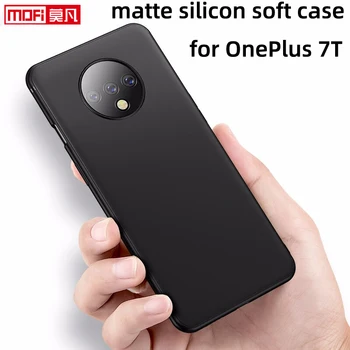 Matinis atveju OnePlus 7T atveju oneplus 7t padengti antidetonaciniai ultra plonas minkštas atgal silicio slim vienas plius 7t tpu parduoti coque verslo