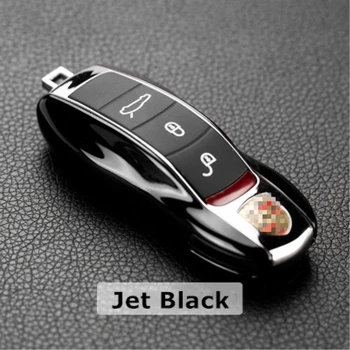 Jet Black FOB Nuotolinio Klavišą Atveju Klavišą Padengti Modifikuotų Klavišą 