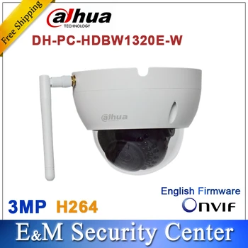 Originalus dahua IPC-HDBW1320E-W anglų kalba dome 3MP IP Kamera wifi Tinklo IR saugumo Dome Paramos wifi IPC-HDBW1320E-W