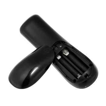 Už T2 Oro Pelės Smart Nuotolinio Valdymo Mini Belaidė Klaviatūra Giroskopas Android Tv Box Black Plastiko Be Baterijos