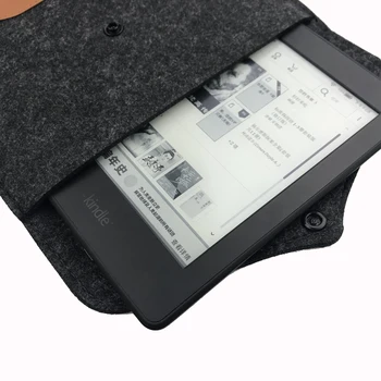 Pu oda atveju padengti Inkbook prime classic 2 6 colių, ebook, e-reader rankovės