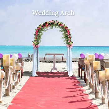 Geležies Vestuvių Arch Dekoratyvinis Sodo Fone Pergola Stovi Gėlių Rėmo Santuokos gimtadienis, vestuvės Apdailos Arka 