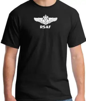 2019 naujas prekės ženklas Pigiai Parduoti 100 % Medvilnės marškinėliai saudo arabija Aeroclassic Asmeninę Pilotai Sparnų Skrydžio vyriški t shirts