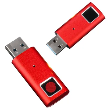 Užšifruotas pirštų Atspaudų Pendrive 32GB 64GB USB 3.0 Flash Drive, Verslo saugumo USB Diską