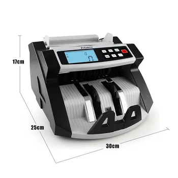 Aibecy Automatinė Multi-Valiuta, Pinigų Banknotų Pinigų Sąskaitą Counter-Skaičiavimo Mašina, LCD Ekranas EURO JAV Doleris, AUD Svaras
