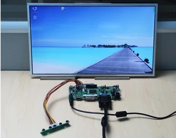 Yqwsyxl Kontrolės Valdyba Ekranas Su garsiakalbiu Rinkinys LP156WH4-TLA1 HDMI+DVI+VGA LCD LED ekrano Valdiklio plokštės Tvarkyklės